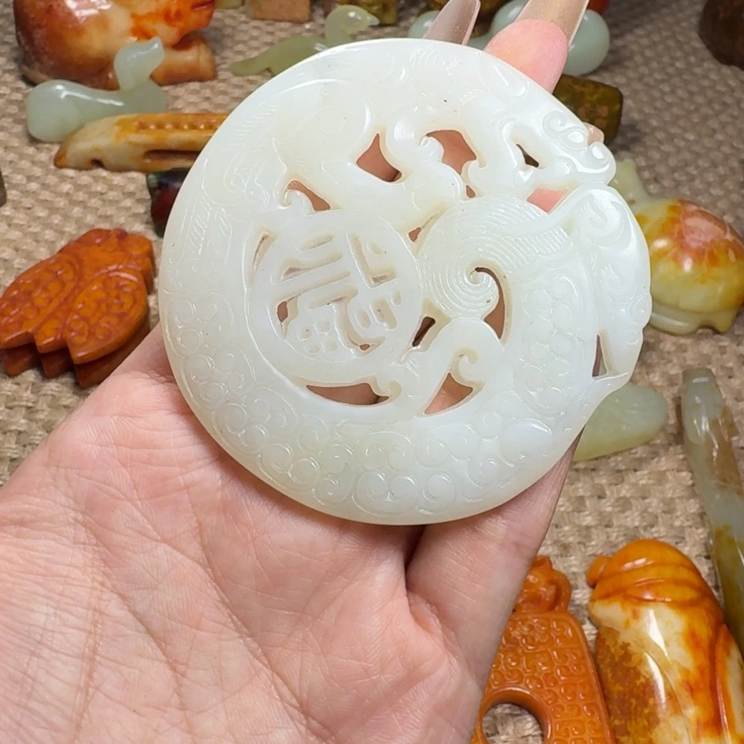吊坠白玉菩提挂件