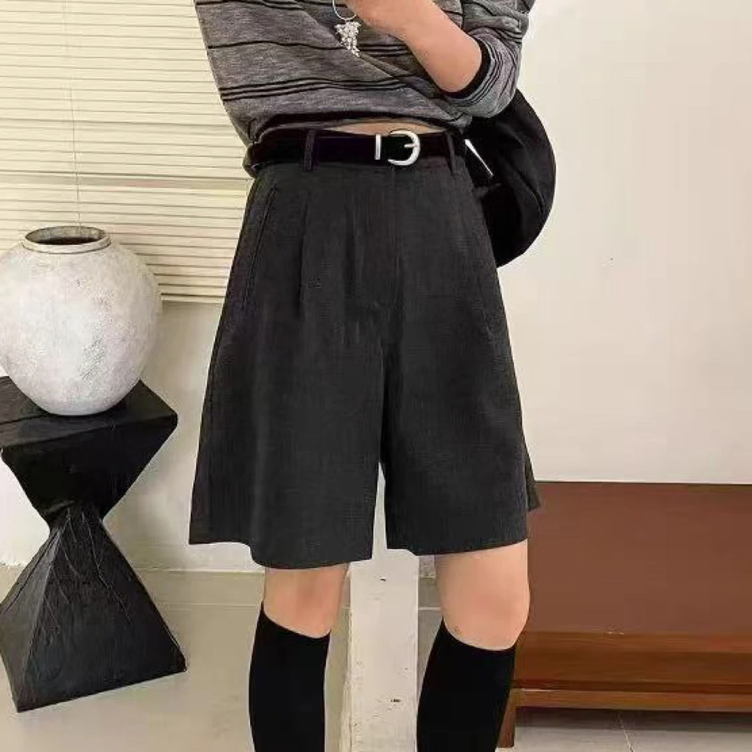 莎姐家显瘦直筒五分裤6001