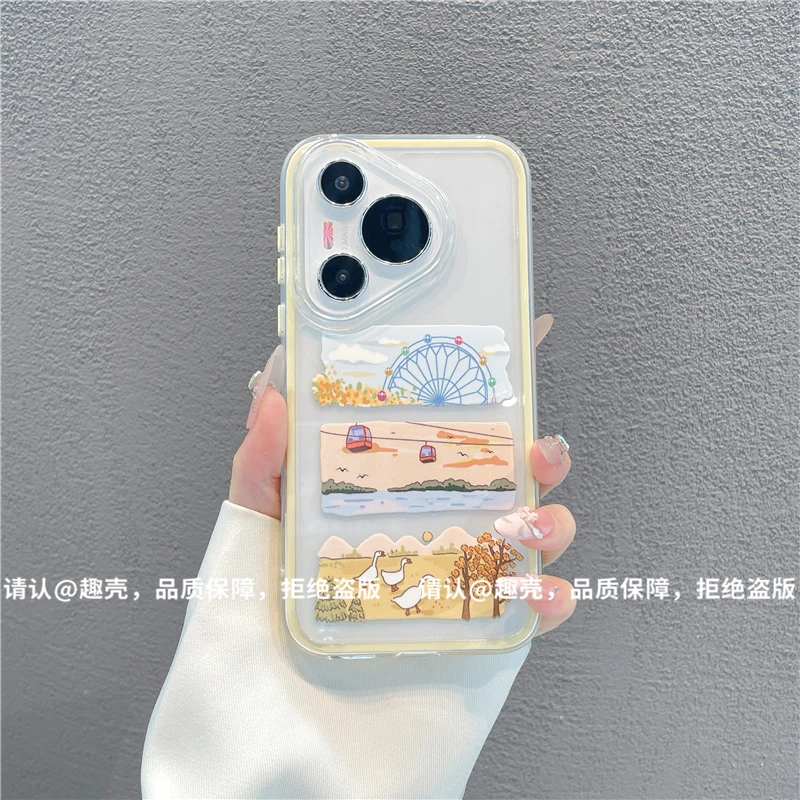 三合一炫彩适用苹果iPhone17/华为荣耀/OPPO/VIVO/小米手机壳爆款