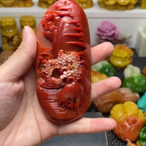 奇石手把件清仓特价