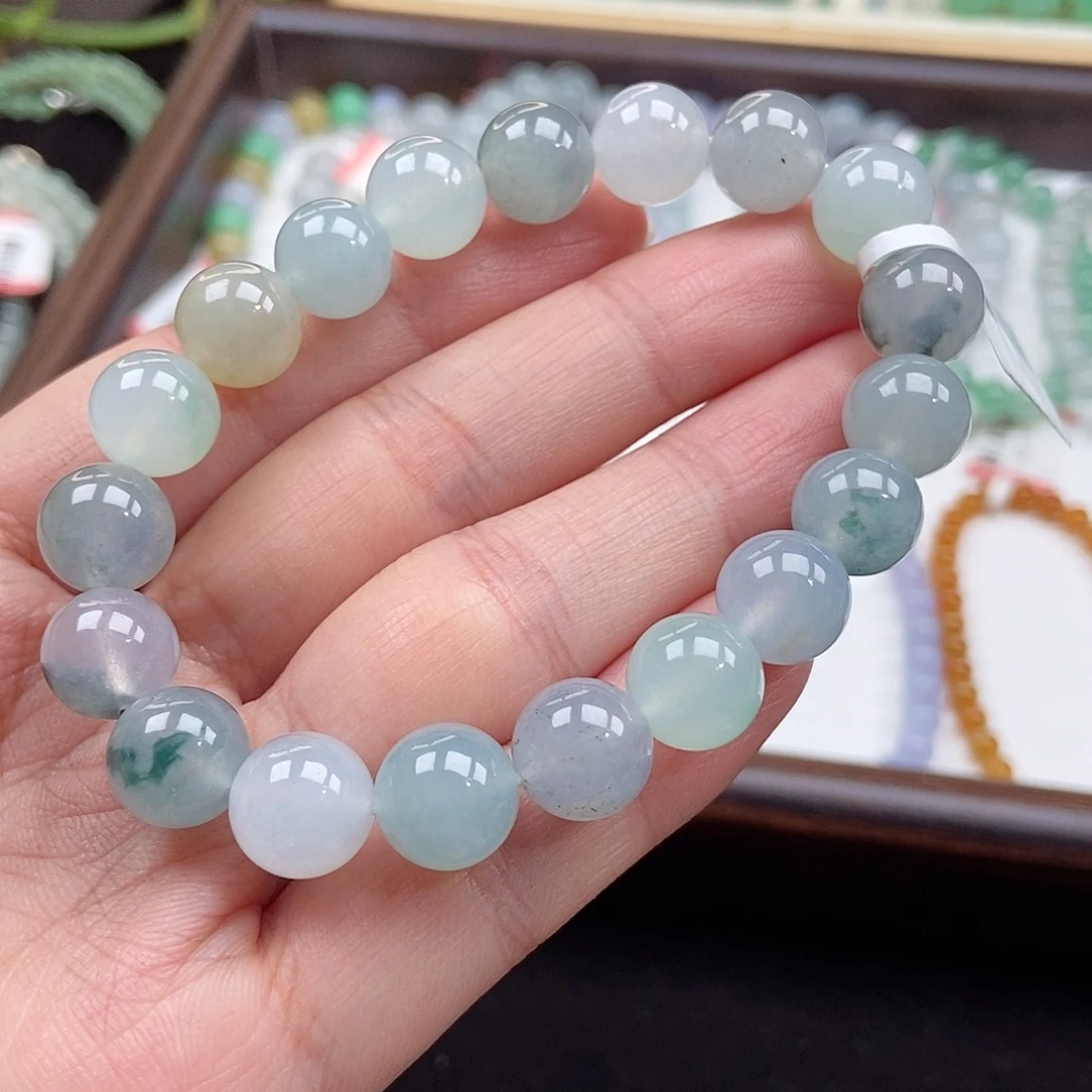 翡翠未镶嵌手串卡10