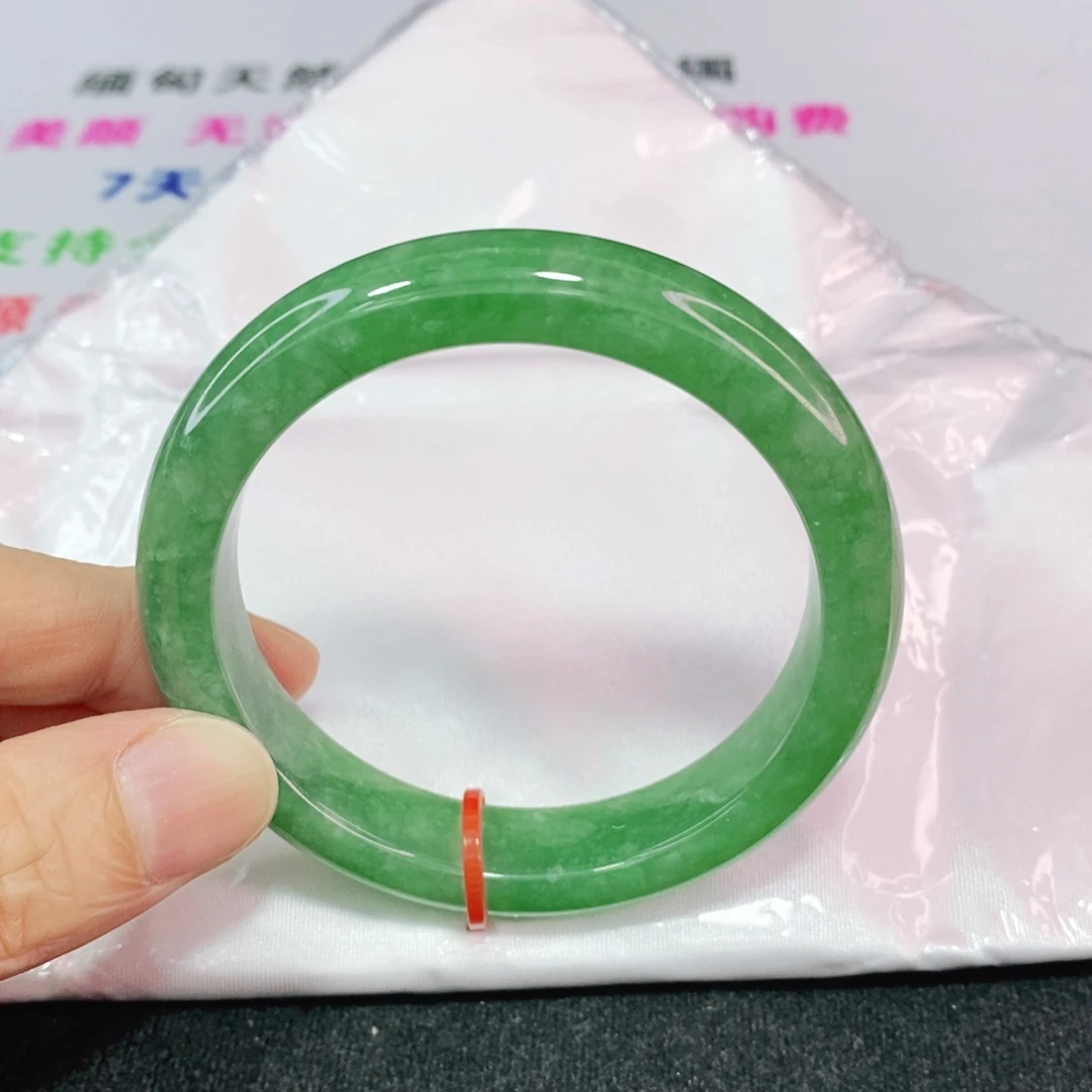 未镶嵌手镯翡翠55圈口正圈
