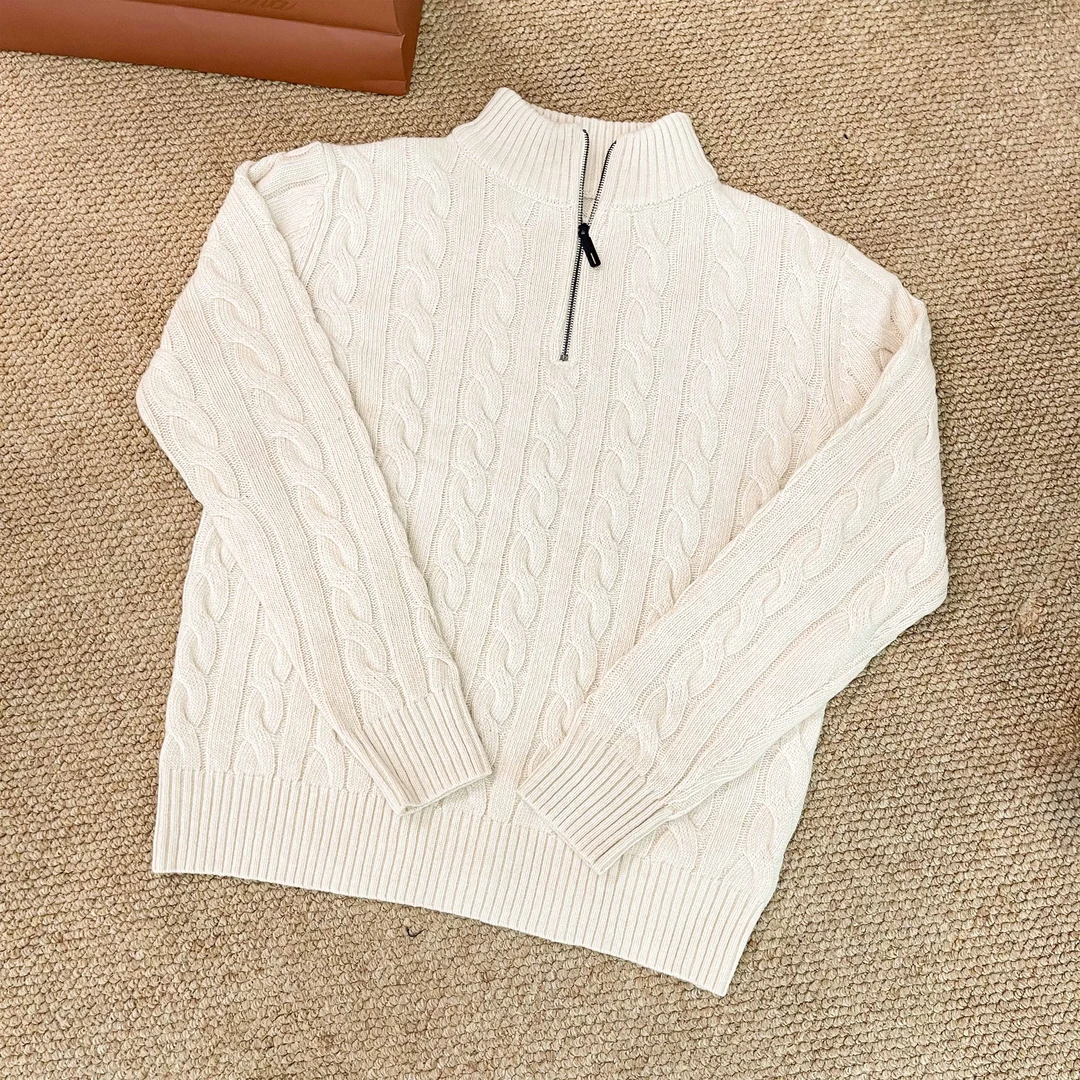 马丁叔叔 24秋冬·新款老钱轻奢高级感百搭宽松纯色保暖毛衣