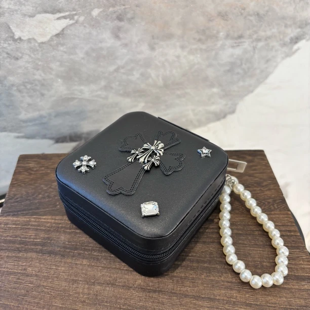 首饰盒/箱 十字黑色首饰盒BB267