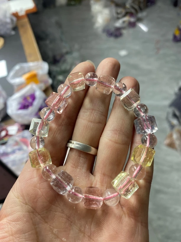 马卡龙烟花卡10m方糖手串043