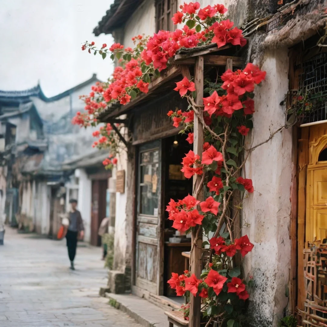 同安红三角梅大棵飘枝垂枝爬藤阳台庭院零下5度以上成活顺丰发货