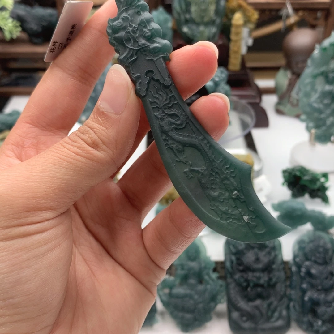 定制翡翠未镶嵌毛货不退不换