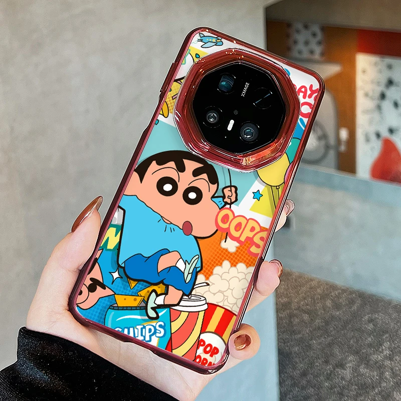 适用华为mate70rs非凡大师手机壳全包防摔60RS套趣味卡通可爱小新