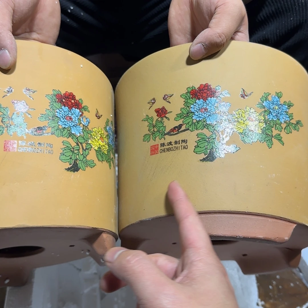 紫砂花盆口径20高度17