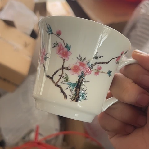 h***毅陶瓷咖啡杯一个陶瓷