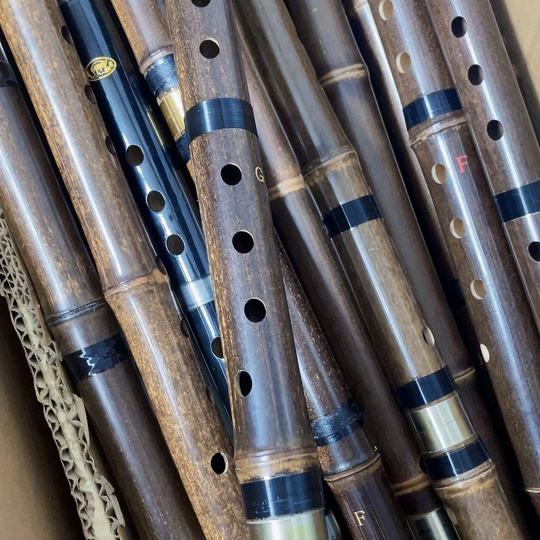 紫竹三节箫送笛包