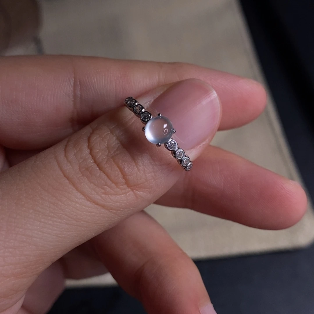 翡翠银S925镶嵌颈饰卡5.4-5-3.3