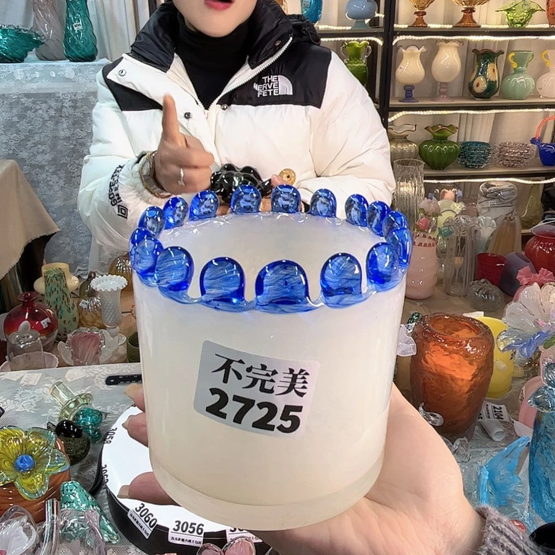 2725 家悦美居琉璃摆件不完美