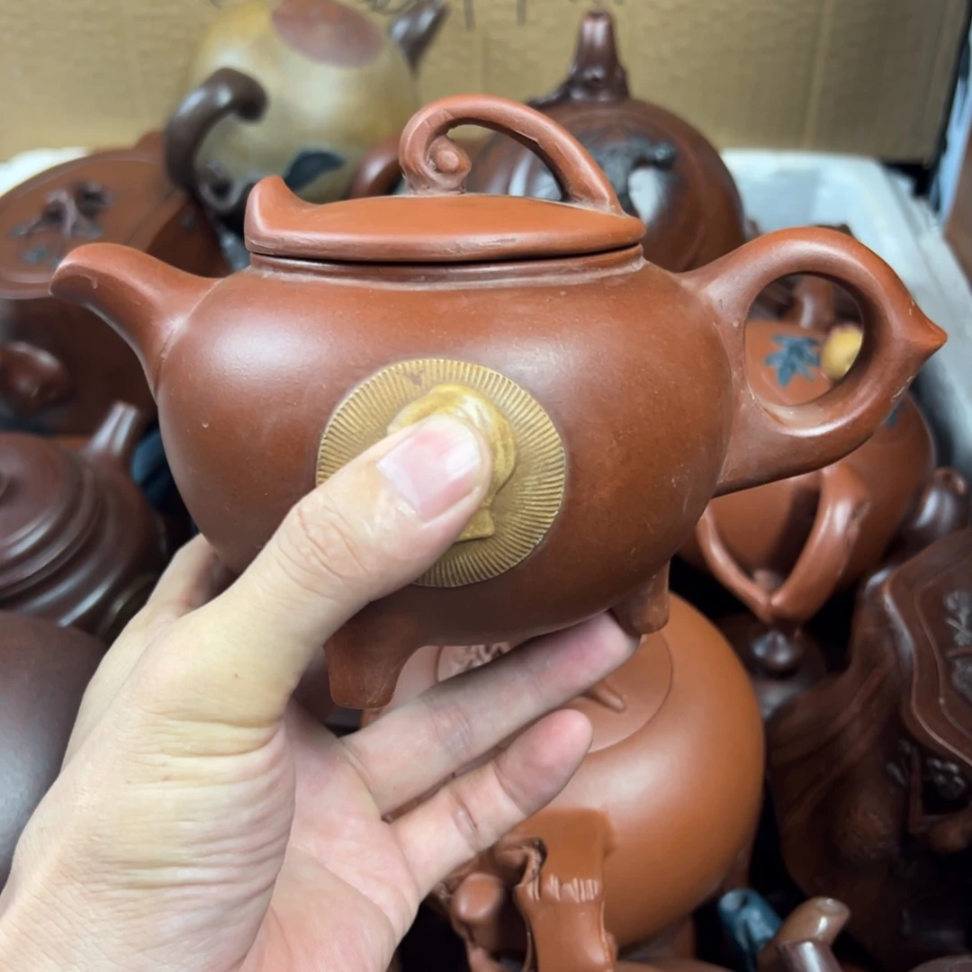 紫砂茶壶宜兴原矿紫砂壶500毫升容量