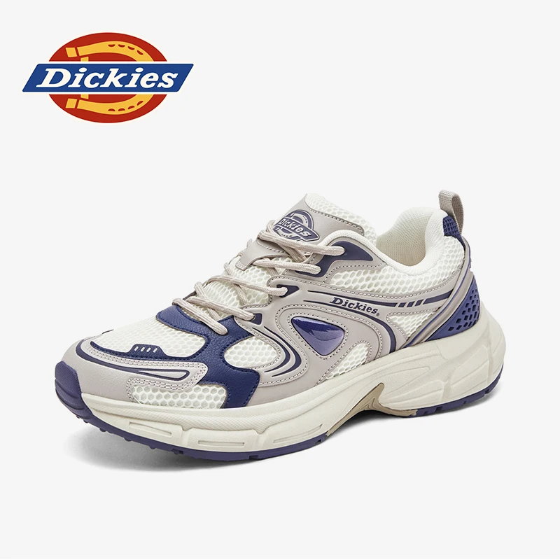 Dickies老爹鞋白蓝灰舒适防滑运动鞋百搭低帮秋季流光风经典男鞋
