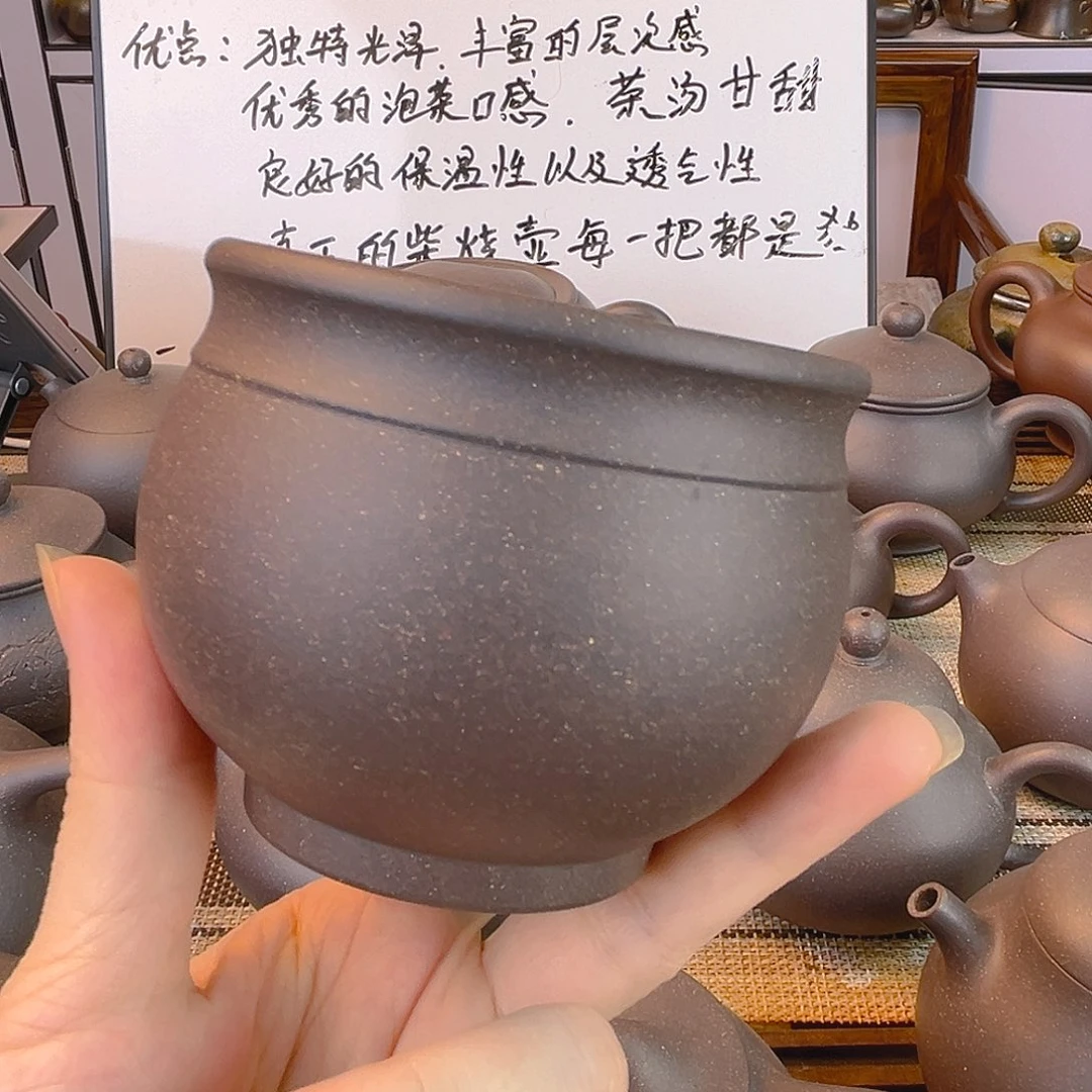 紫砂茶壶大水谭天青160cc