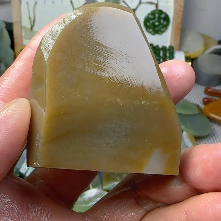 未镶嵌和田玉珠宝半成品?***歡