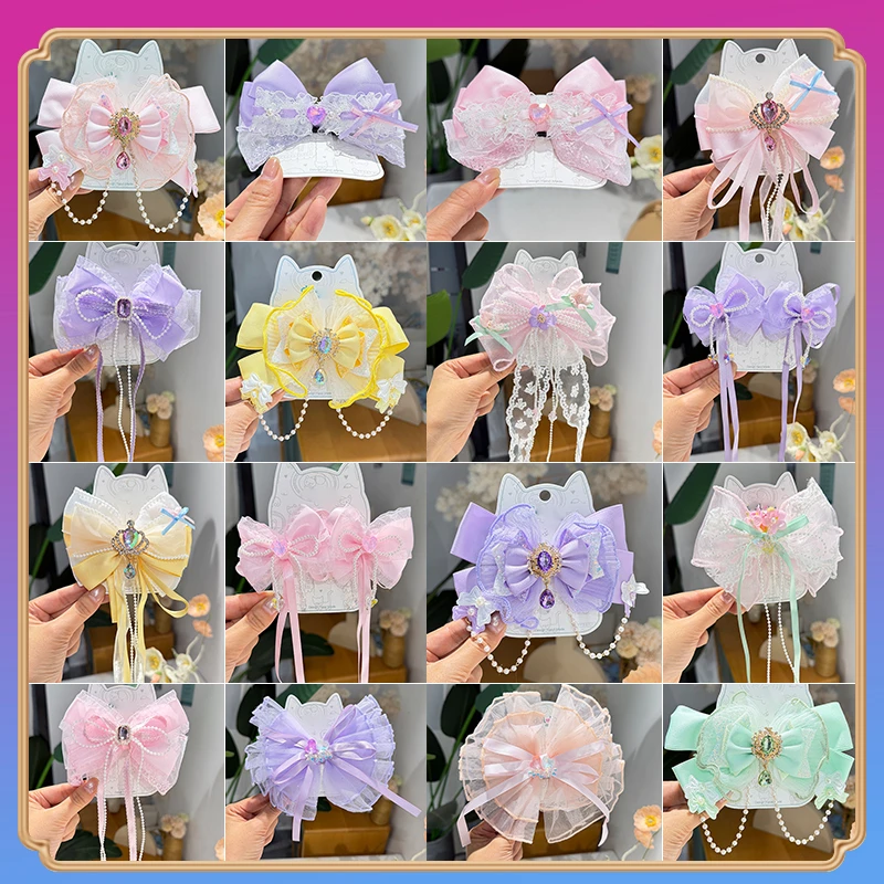 【高货】嘟啦啦女童公主蝴蝶结儿童后脑勺头饰洛丽塔配饰新款发饰