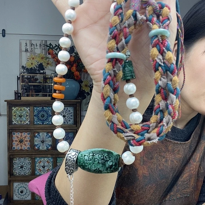 翡翠项链未镶嵌项链