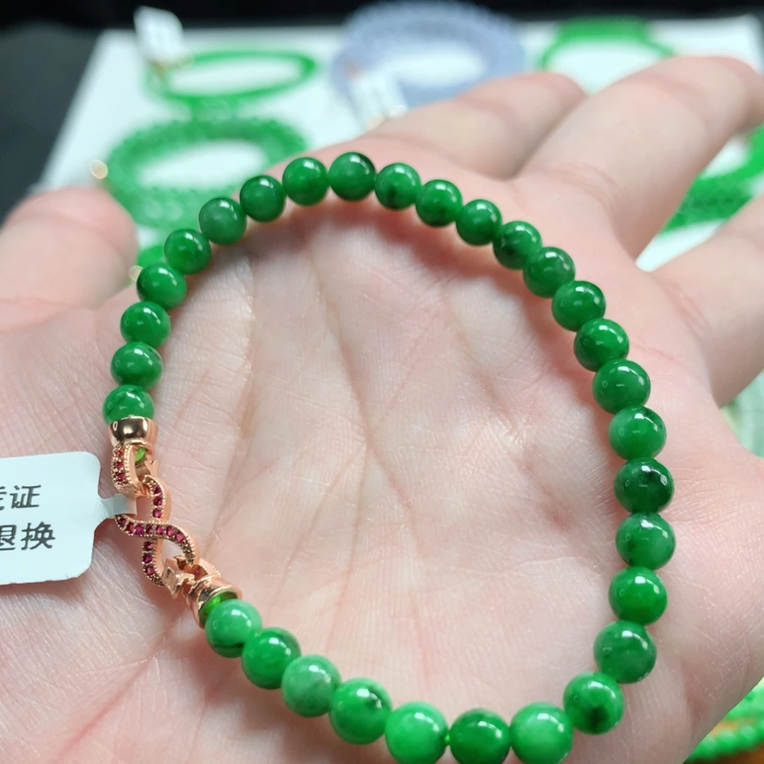 翡翠未镶嵌手链翡翠