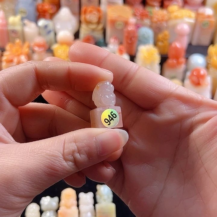 老挝石印石你***会1.3厘米，兔子