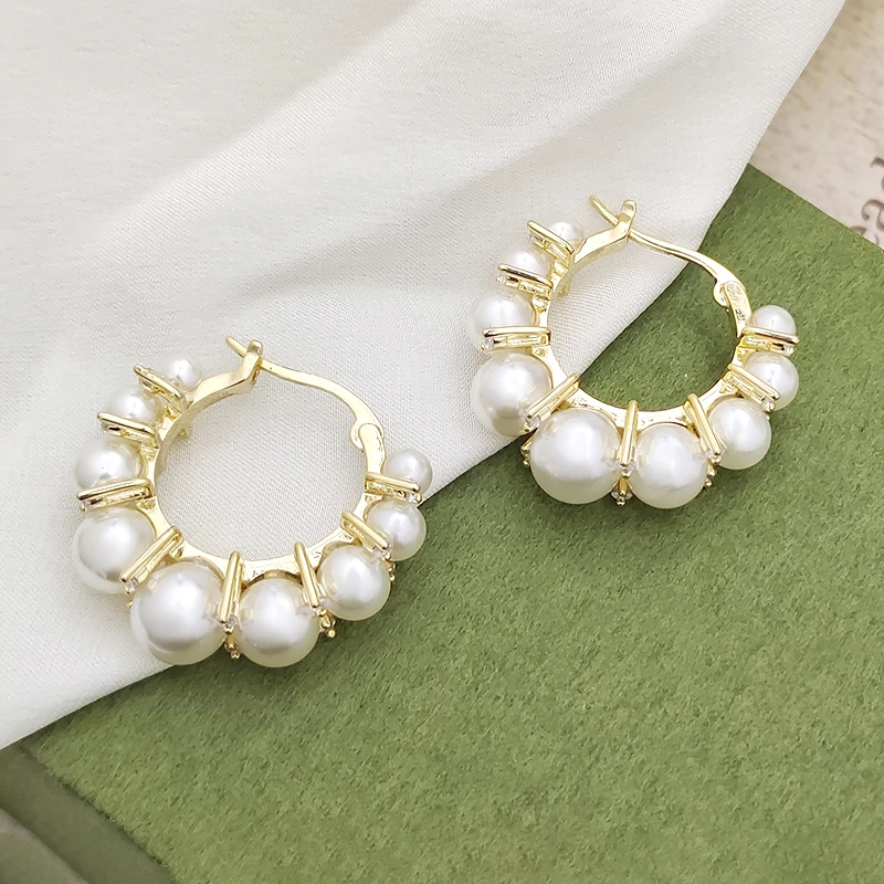 自然个性新款高级感气质珍珠耳扣