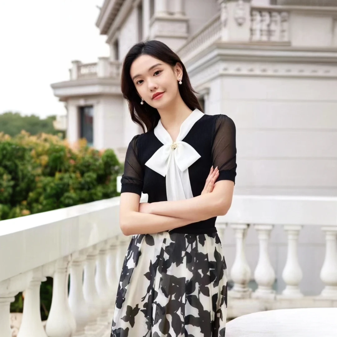 GXO 2025夏季新款法式减龄时尚小衫SY0142