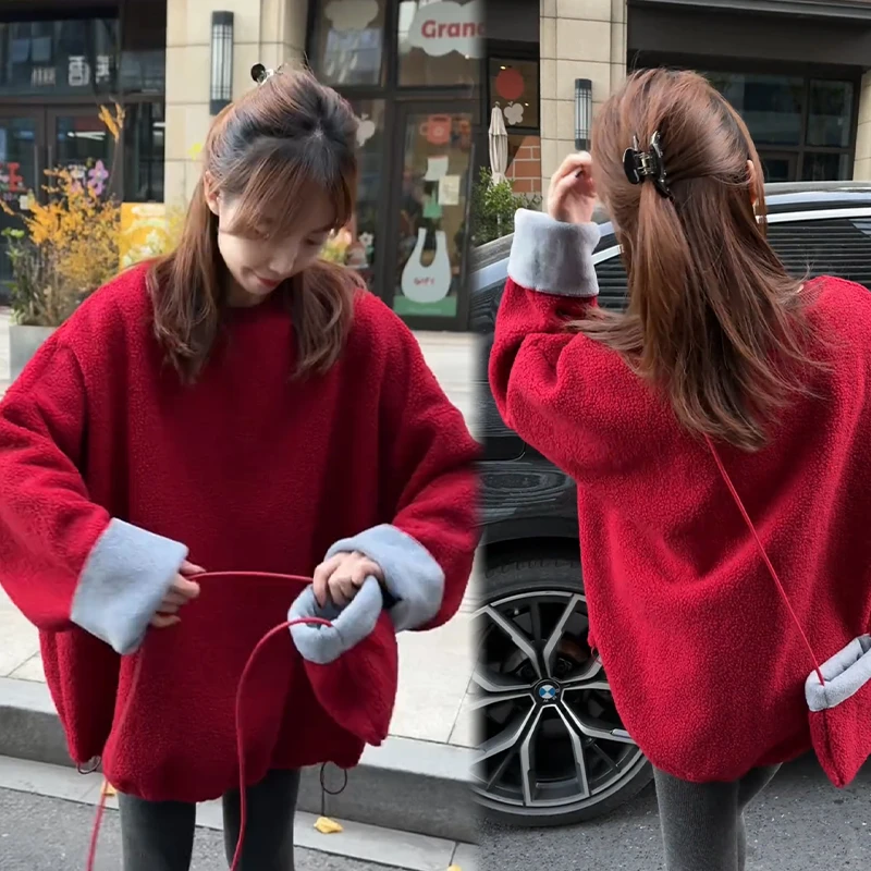 2025秋冬新款时尚显瘦气质网红高档洋气女高级百搭宽松大码卫衣潮