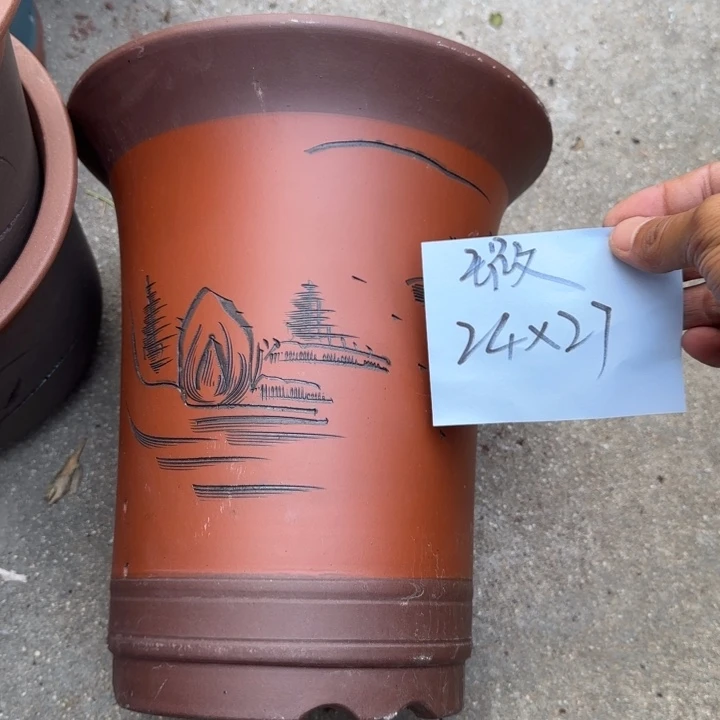 紫砂花盆特价秒杀