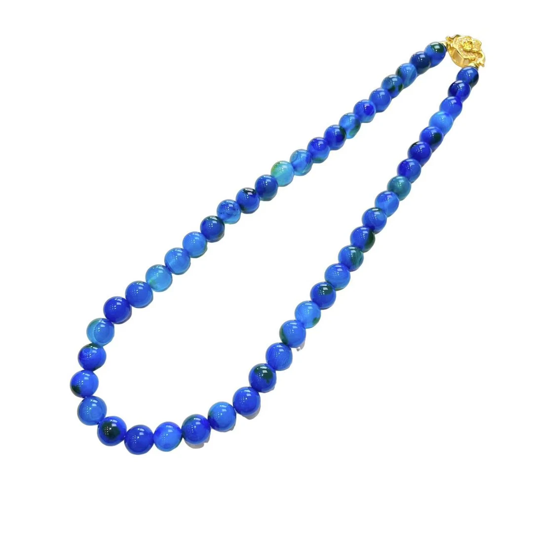 星际蓝舒俱玛瑙项链C02-30赠礼盒(多样性发)