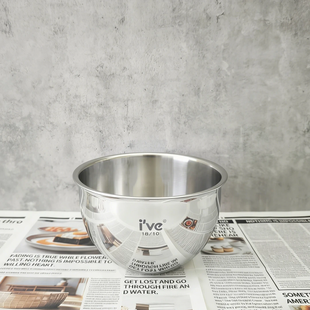 德国ive 18/10不锈钢汤盆多功能料理盆和面盆轻奢家用火锅盆
