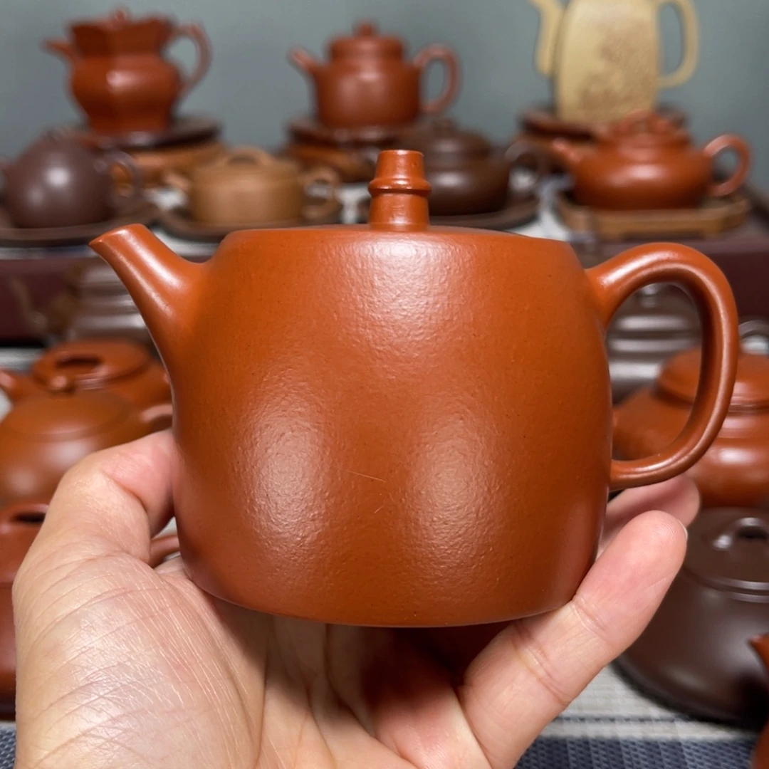 正***堂茶壶紫砂全手工220cc汉铎