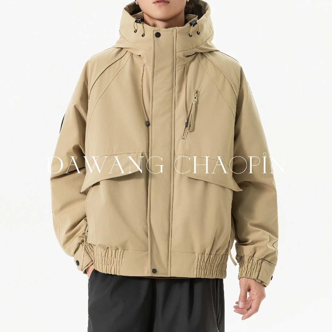 Da'wang新国标羽绒！90鸭绒保暖男士宽松百搭冬季羽绒服休闲外套