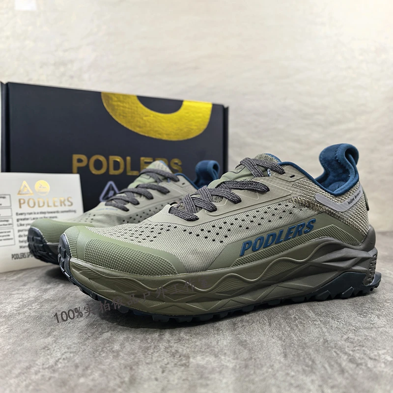 PODLERS英国玻德利越野跑鞋全地形运动鞋男脚宽脚胖高4e宽楦鞋女