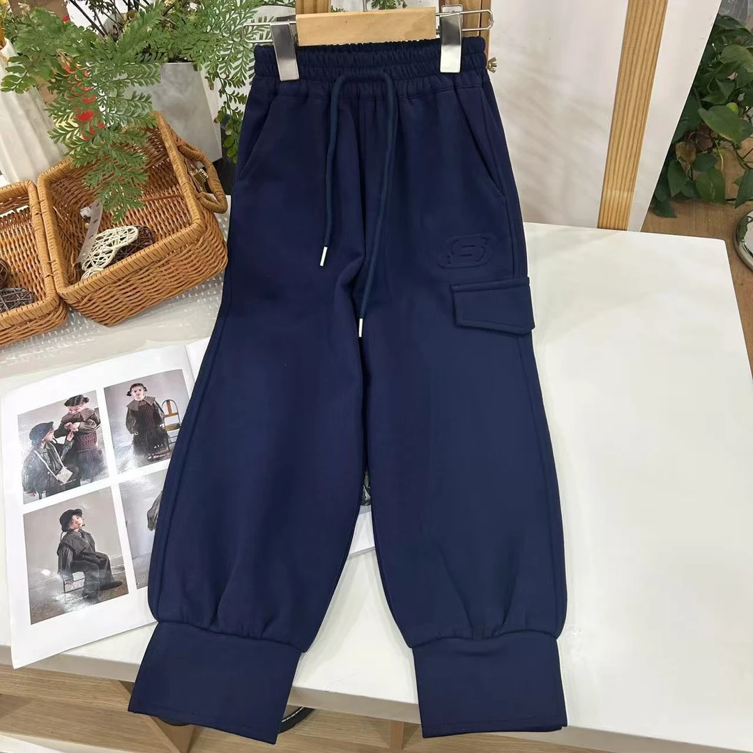 0217 春季中大童针织裤 B