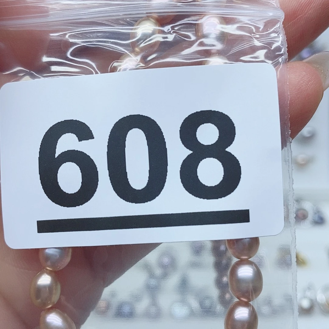 戒指银S925镶嵌淡水珍珠华***•608