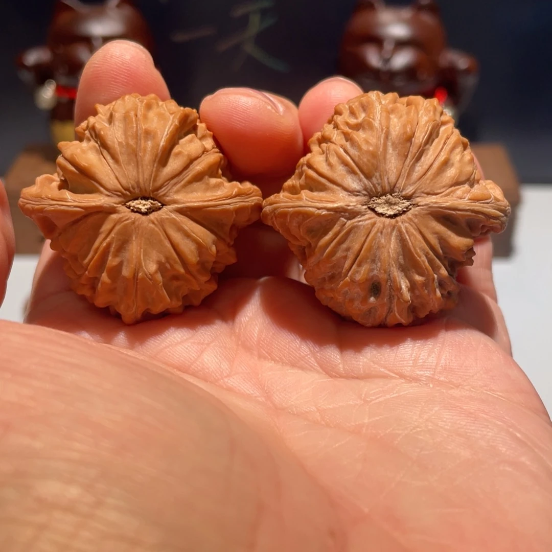 文玩核桃把件1****✔磨盘40全品