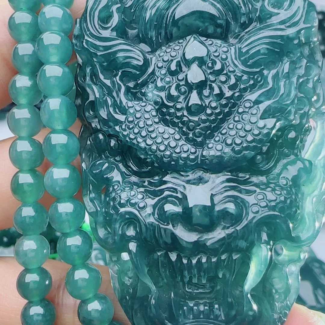 颈饰未镶嵌翡翠多样性发货天然的A货翡翠