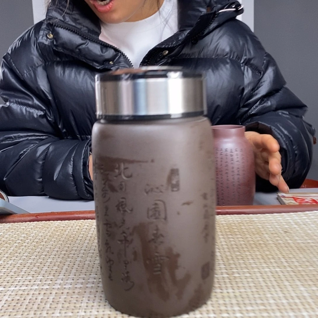 紫砂茶杯宜兴紫砂保温杯