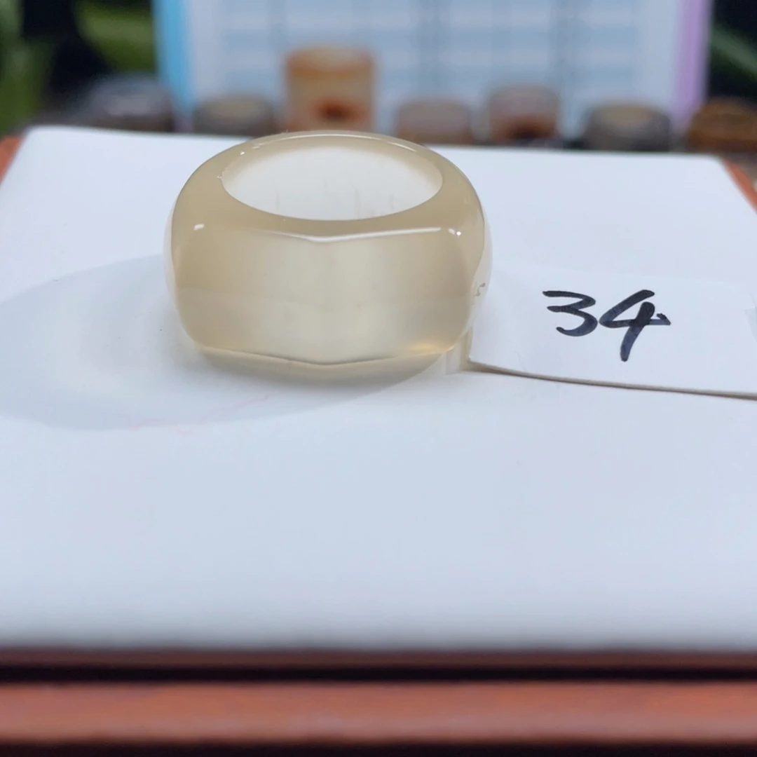 玛瑙/玉髓未镶嵌戒指Z19港20