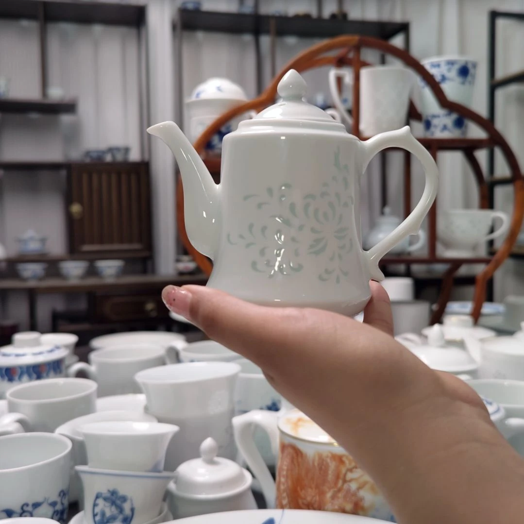 瓷秋韵茶壶一个景德镇