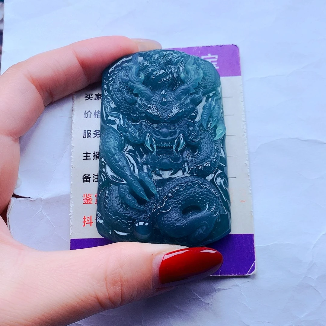 大***李翡翠未镶嵌颈饰纯天然Ａ货翡翠，挂件