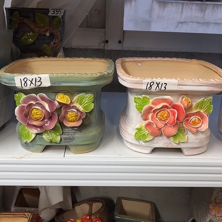 紫砂花盆粗陶材质多肉花盆