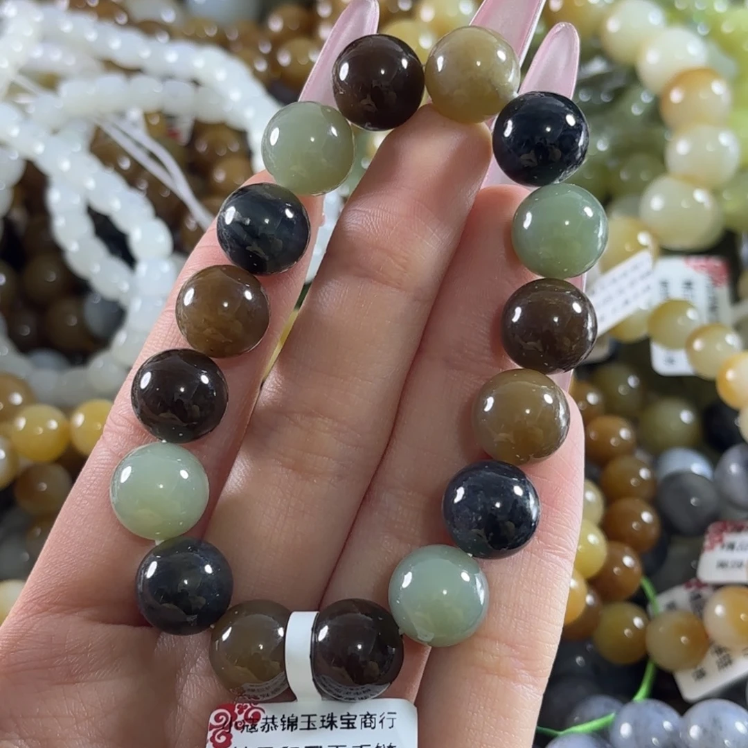 和田玉未镶嵌手链182