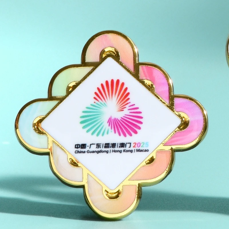 中国结 创意会徽徽章 第十五届全运会