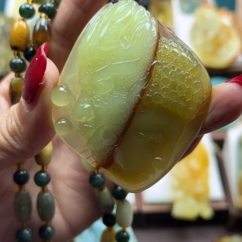 岫玉挂件未镶嵌挂件