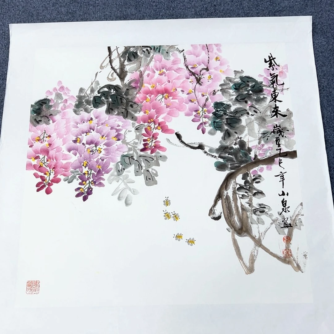 国画国画作品宣纸纯手绘