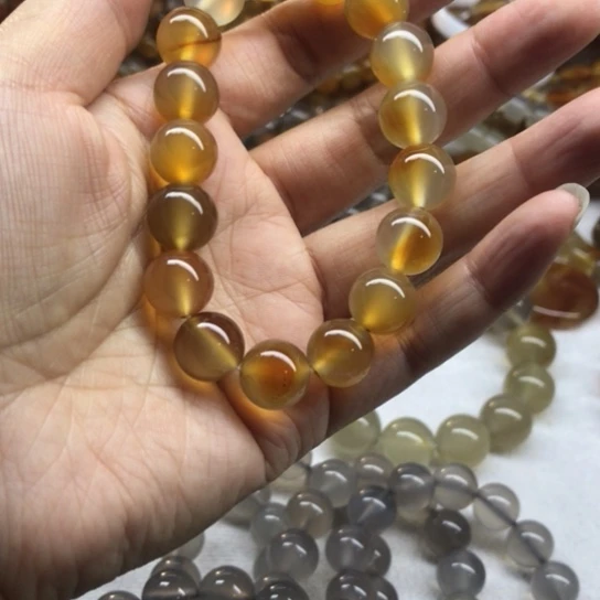 玛瑙/玉髓手链未镶嵌皓***?