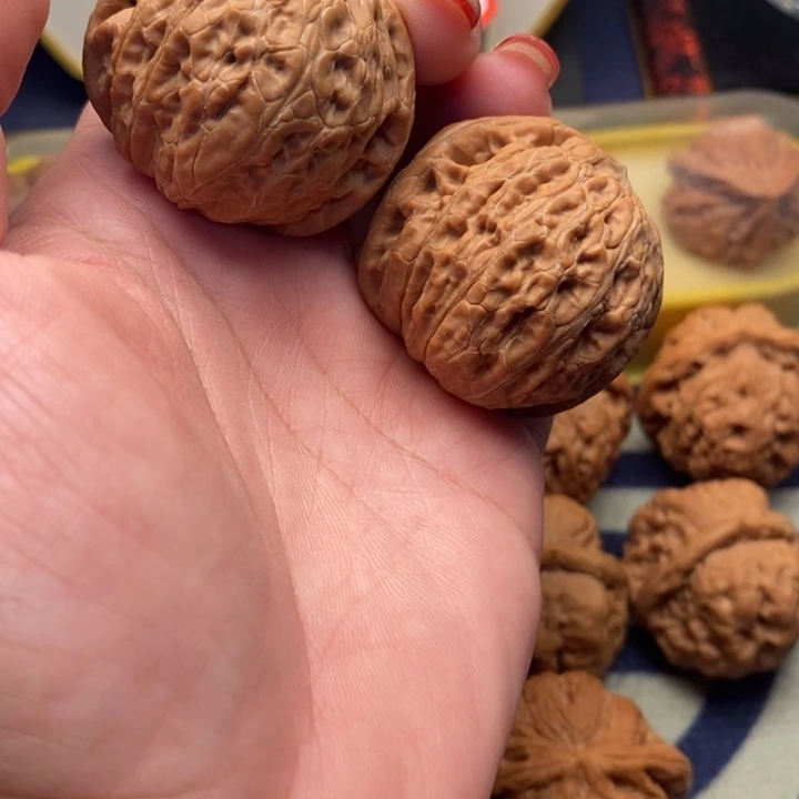 沉***漠把件文玩核桃铁锤