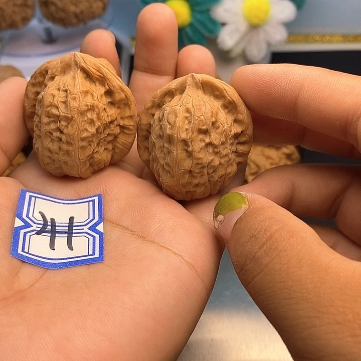 清***影把件文玩核桃37南瓜墩